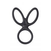 Черное тройное кольцо на пенис Kraken - A-toys - в Набережных Челнах купить с доставкой