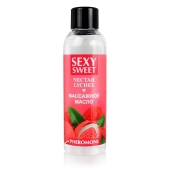 Массажное масло Sexy Sweet Nectar Lychee с феромонами и ароматом личи - 75 мл. - Биоритм - купить с доставкой в Набережных Челнах