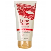 Интимный гель на водной основе Lube Tube Hot с разогревающим эффектом - 150 мл. - ORGIE - купить с доставкой в Набережных Челнах