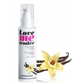 Съедобное согревающее массажное масло Love Me Tender Vanilla с ароматом ванили - 100 мл. - Love to Love - купить с доставкой в Набережных Челнах