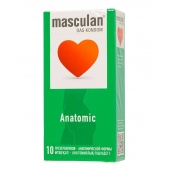 Презервативы анатомической формы Masculan Anatomic - 10 шт. - Masculan - купить с доставкой в Набережных Челнах