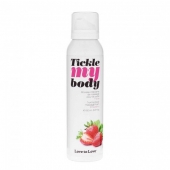 Массажная хрустящая пенка Tickle My Body Strawberry с ароматом клубники - 150 мл. - Love to Love - купить с доставкой в Набережных Челнах