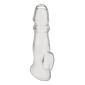 Прозрачная насадка для пениса Girthy Penis Enhancing Sleeve Extension - 17,1 см. - BlueLine - в Набережных Челнах купить с доставкой