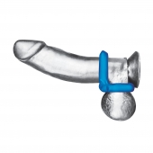 Комплект из 2 эрекционных колец-восьмерок 2-Pack Duo Cock And Ball Stamina Enhancement Ring - BlueLine - в Набережных Челнах купить с доставкой