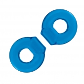 Комплект из двух колец для пениса 2-Pack Ultra-Stretch Stamina Endurance Ring - BlueLine - в Набережных Челнах купить с доставкой