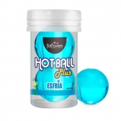 Лубрикант на масляной основе Hot Ball Plus с охлаждающим эффектом (2 шарика по 3 гр.) - HotFlowers - купить с доставкой в Набережных Челнах