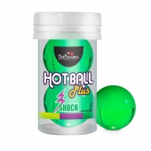 Лубрикант на силиконовой основе Hot Ball Plus с покалывающим эффектом (2 шарика по 3 гр.) - HotFlowers - купить с доставкой в Набережных Челнах
