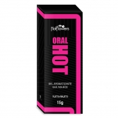 Гель для оральных ласк Oral Hot с согревающим эффектом - 15 гр. - HotFlowers - купить с доставкой в Набережных Челнах