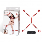 Красная фиксация на матрас Classic Bedspreader - Lux Fetish - купить с доставкой в Набережных Челнах