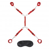 Красная фиксация на матрас Classic Bedspreader - Lux Fetish - купить с доставкой в Набережных Челнах