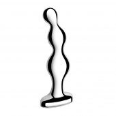 Стальной анальный фаллоимитатор для простаты Stainless Steel Anal Beads - 13 см. - b-Vibe - в Набережных Челнах купить с доставкой