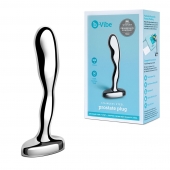Стальной стимулятор простаты Stainless Steel Prostate Plug - 11,5 см. - b-Vibe - в Набережных Челнах купить с доставкой