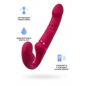 Малиновый безремневой страпон Lapis - 23 см. - Lovense - купить с доставкой в Набережных Челнах