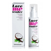 Съедобное согревающее массажное масло Love Me Tender Cocos с ароматом кокоса - 100 мл. - Love to Love - купить с доставкой в Набережных Челнах