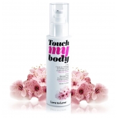 Силиконовый лубрикант 2-в-1 Touch My Body с ароматом вишнёвого цвета - 100 мл. - Love to Love - купить с доставкой в Набережных Челнах