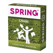 Классические презервативы SPRING CLASSIC - 3 шт. - SPRING - купить с доставкой в Набережных Челнах