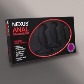 Набор из 3 массажеров простаты чёрного цвета NEXUS ANAL STARTER KIT - Nexus Range - в Набережных Челнах купить с доставкой