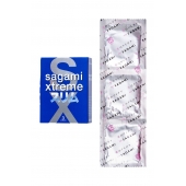 Розовые презервативы Sagami Xtreme FEEL FIT 3D - 3 шт. - Sagami - купить с доставкой в Набережных Челнах