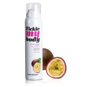 Массажная хрустящая пенка Tickle my body с ароматом маракуйи - 150 мл. - Love to Love - купить с доставкой в Набережных Челнах