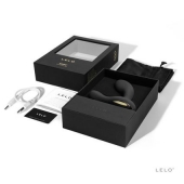 Чёрный перезаряжаемый стимулятор простаты Bruno Black - Lelo - в Набережных Челнах купить с доставкой