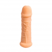 Телесный фаллоудлинитель Extra Size Bubbles - 15,5 см. - Lola Games - в Набережных Челнах купить с доставкой