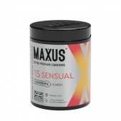 Анатомические презервативы MAXUS Sensual - 15 шт. - Maxus - купить с доставкой в Набережных Челнах