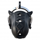 Черный замок верности Extreme Silicone Cock Blocker - Pipedream - купить с доставкой в Набережных Челнах
