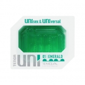 Зеленый мастурбатор-стимулятор Tenga Uni Emerald - Tenga - в Набережных Челнах купить с доставкой