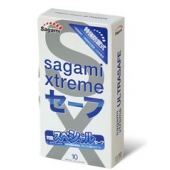 Презервативы Sagami Xtreme Ultrasafe с двойным количеством смазки - 10 шт. - Sagami - купить с доставкой в Набережных Челнах