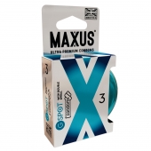Презервативы Maxus G spot с двойной спиралью - 3 шт. - Maxus - купить с доставкой в Набережных Челнах