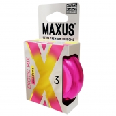 Ароматизированные презервативы Maxus Exotic Mix - 3 шт. - Maxus - купить с доставкой в Набережных Челнах