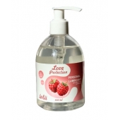 Лубрикант на водной основе Love Protection Raspberry с ароматом малины - 300 мл. - Lola Games - купить с доставкой в Набережных Челнах