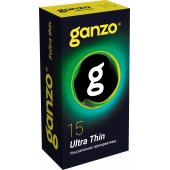 Прозрачные ультратонкие презервативы Ganzo Ultra thin - 15 шт. - Ganzo - купить с доставкой в Набережных Челнах