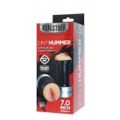 Двусторонний мастурбатор REALSTUFF 2 IN 1 HUMMER MOUTH   VAGINA - ротик и вагина - Dream Toys - в Набережных Челнах купить с доставкой