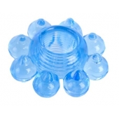 Голубая гелевая насадка-цветок - Toyfa Basic - в Набережных Челнах купить с доставкой