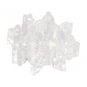 Прозрачное гелевое эрекционное кольцо-звезда - Toyfa Basic - в Набережных Челнах купить с доставкой