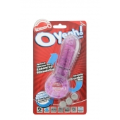 Фиолетовое эрекционное кольцо с вибрацией и пальчиком OYEAH PURPLE - Screaming O - в Набережных Челнах купить с доставкой