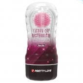 Прозрачный текстурированный мастурбатор Vacuum Cup Masturbator Black Hole - Baile - в Набережных Челнах купить с доставкой