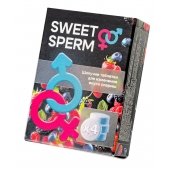 Шипучие таблетки для мужчин Sweet Sperm для изменения вкуса спермы (4 шт. по 0,5 гр.) - Капиталпродукт - купить с доставкой в Набережных Челнах