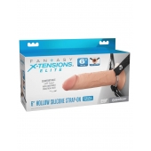 Полый страпон на ремнях 6’’ Hollow Silicone Strap-on - Pipedream - купить с доставкой в Набережных Челнах