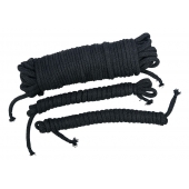 Чёрные хлопковые верёвки для бондажа - Orion - купить с доставкой в Набережных Челнах