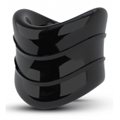 Черное эрекционное кольцо на мошонку Beef Ball Stretcher Snug X Long - Blush Novelties - в Набережных Челнах купить с доставкой