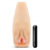 Мастурбатор-вагина с вибрацией Soft   Wet Natasha Realistic Beige Masturbator - Blush Novelties - в Набережных Челнах купить с доставкой