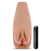 Маструбатор-вагина с вибрацией Soft   Wet Renata Realistic Tan Masturbator - Blush Novelties - в Набережных Челнах купить с доставкой
