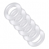 Комплект из 6 прозрачных эрекционных колец Ring Master Custom Ball Stretcher Kit - XR Brands - в Набережных Челнах купить с доставкой