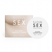 Массажная свеча для всего тела Slow Sex - 50 гр. - Bijoux Indiscrets - купить с доставкой в Набережных Челнах