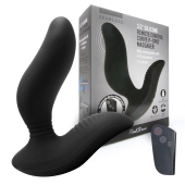 Черный вибромассажер простаты 3,5’’ Remote Control Curve P-spot Massager - 12 см. - Erokay - в Набережных Челнах купить с доставкой