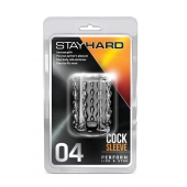 Прозрачная насадка с бороздками STAY HARD COCK SLEEVE 04 CLEAR - Blush Novelties - в Набережных Челнах купить с доставкой