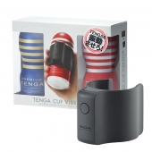 Набор Tenga Cup Vibrator 1st Set: вибратор Cup Vibrator, мастурбатор Original Vacuum Cup, мастурбатор Premium Original Vacuum Cup - Tenga - в Набережных Челнах купить с доставкой