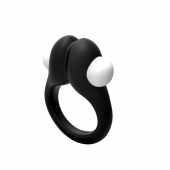 Черное эрекционное кольцо Zippy Vibrating Ring With Bullet - Adrien Lastic - в Набережных Челнах купить с доставкой